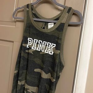 Pink camo tank